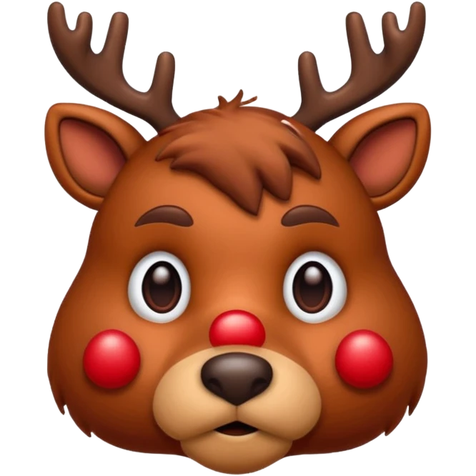 sad rudolph emoji