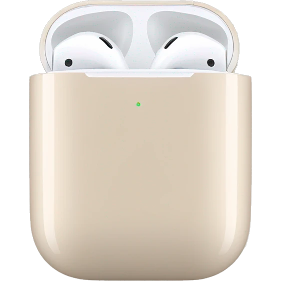 beige airpods emoji