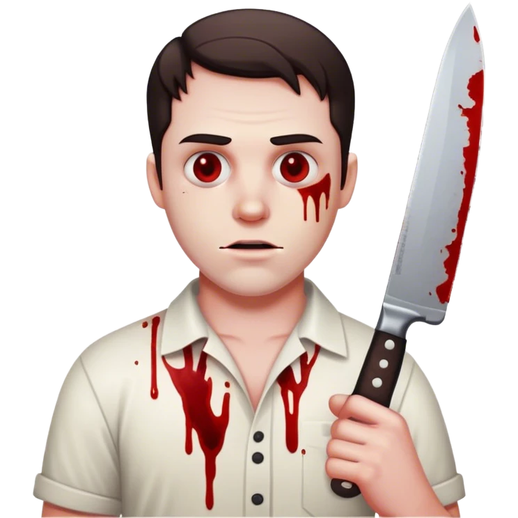 Jason Vorheese holding a knife emoji
