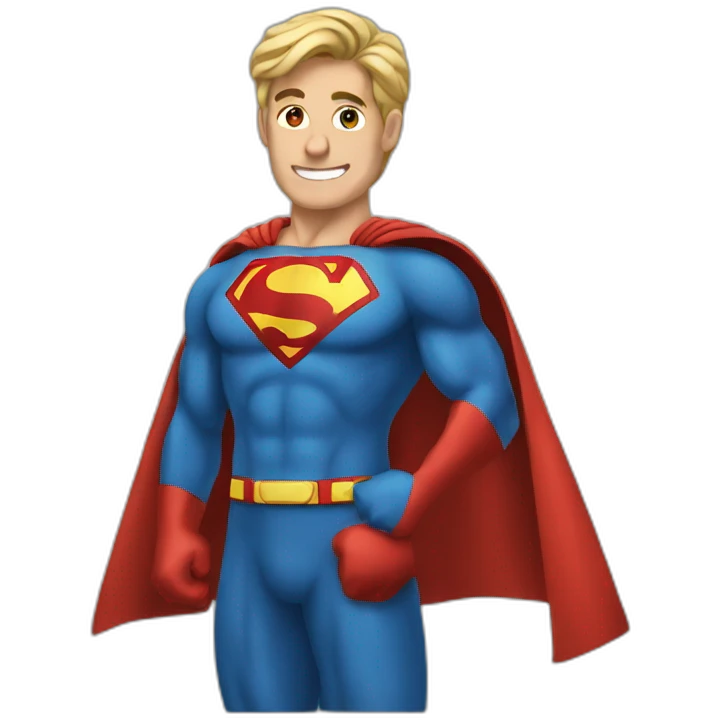 Super man emoji
