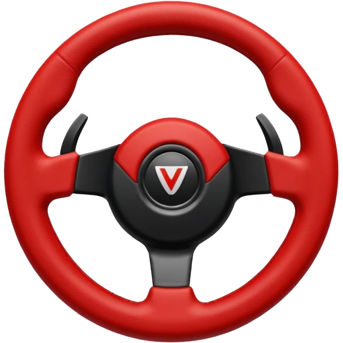 volante de racing sin logo emoji
