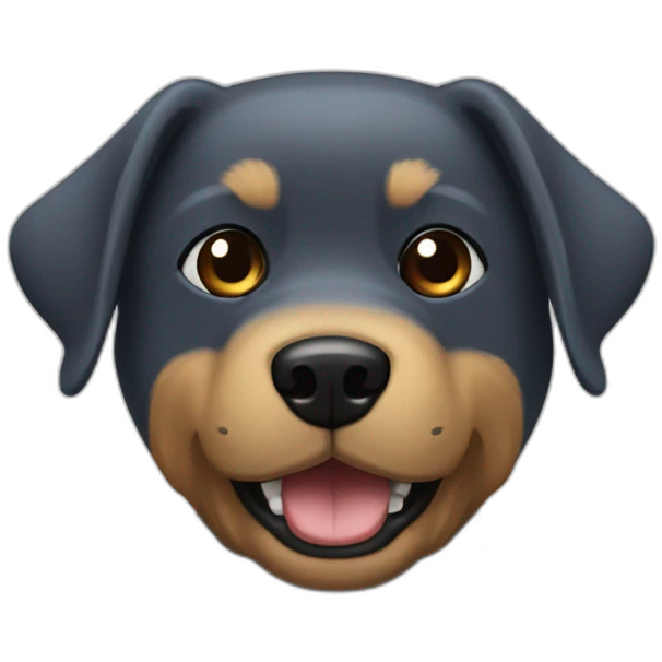 Un chien qui fait du karaté emoji