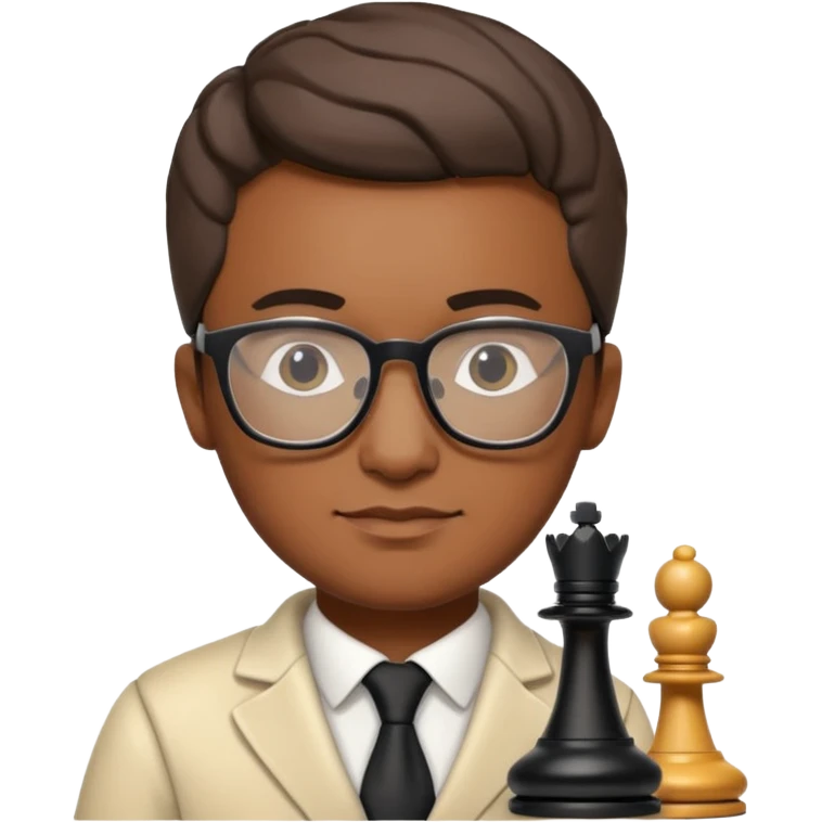 Chess Player holding a  piece,Chess club. emoji