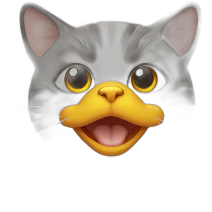 Cat duck emoji