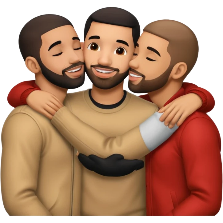 drake kissing drake kissing drake kissing drake emoji