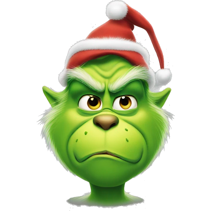 henry cavill as grinch emoji