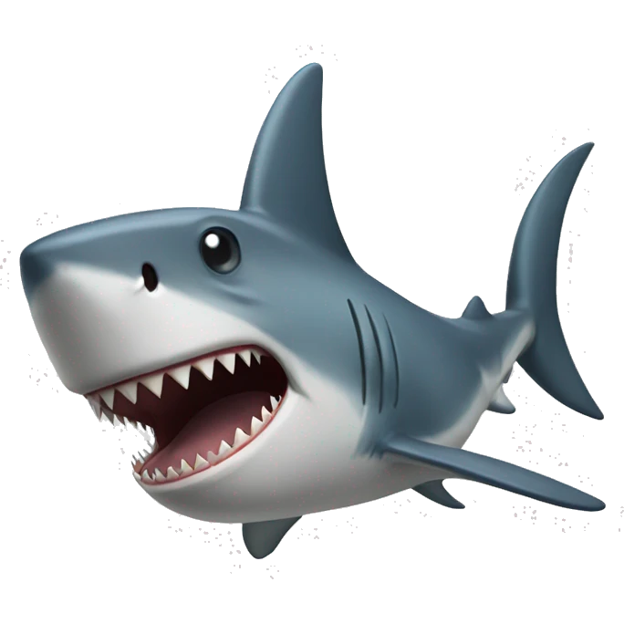 Human shark emoji