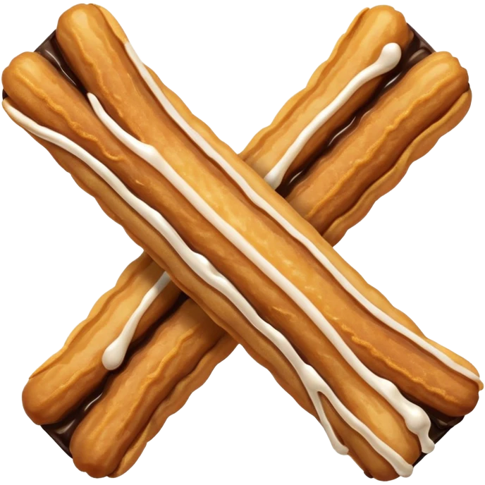 black churros emoji