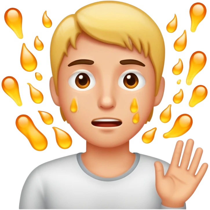 high fever emoji