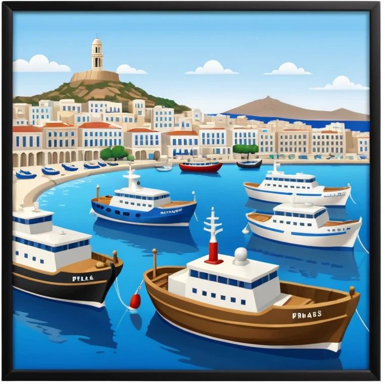 piraeus is a city in athens and it has the main port of athens too emoji