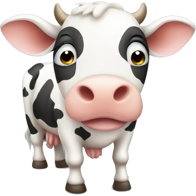 Cute cow emoji