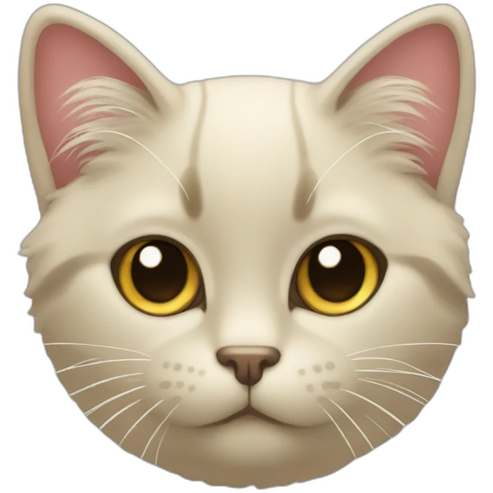 Pome sur un chat emoji