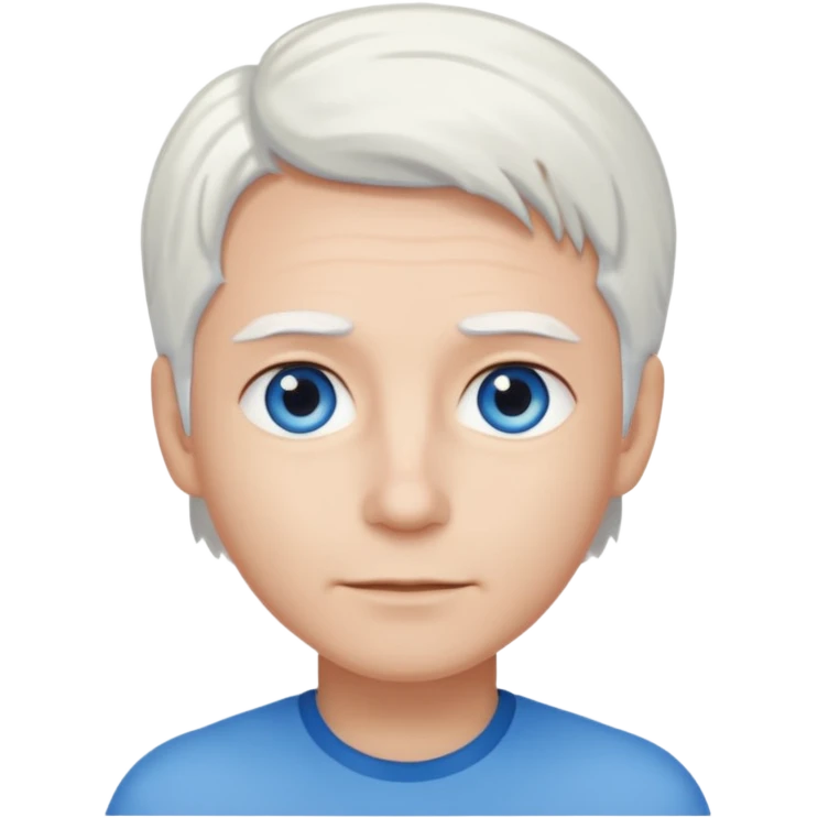 little longer white hair emoji