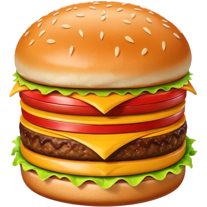 mcdonalds burger single patty emoji