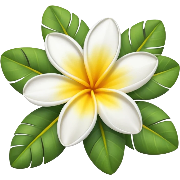 Frangipani emoji