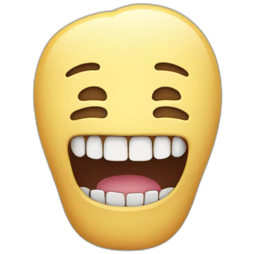 only teeth emoji