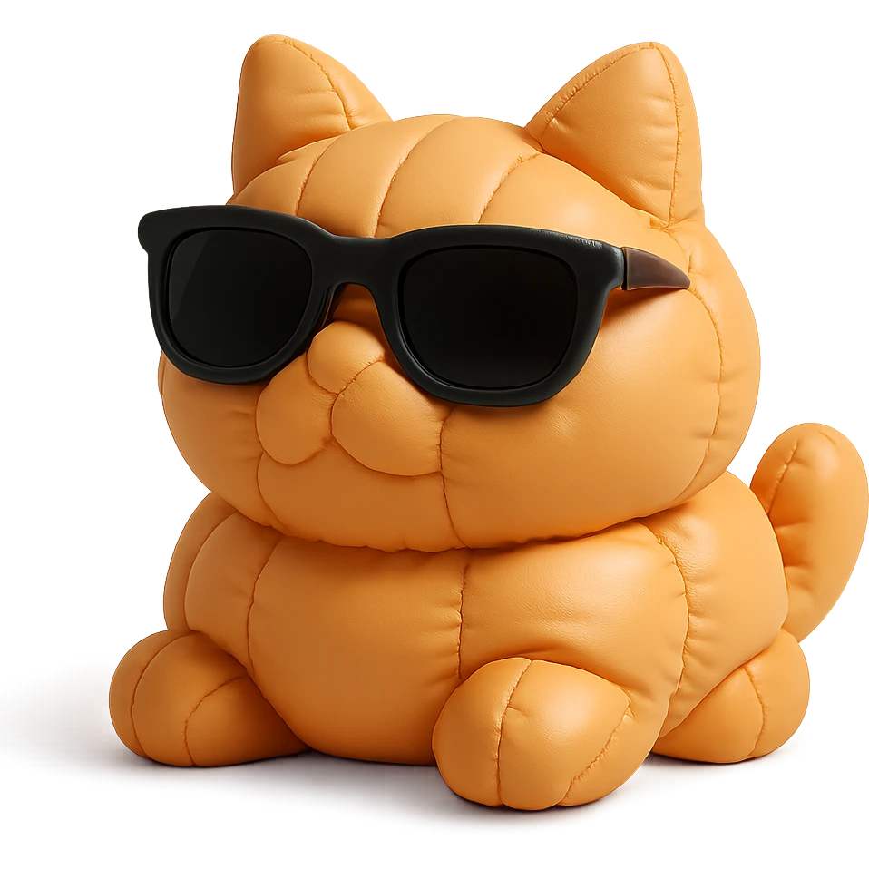 Cat wearing sunglasses emoji