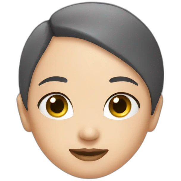 Bald atractive with girl emoji