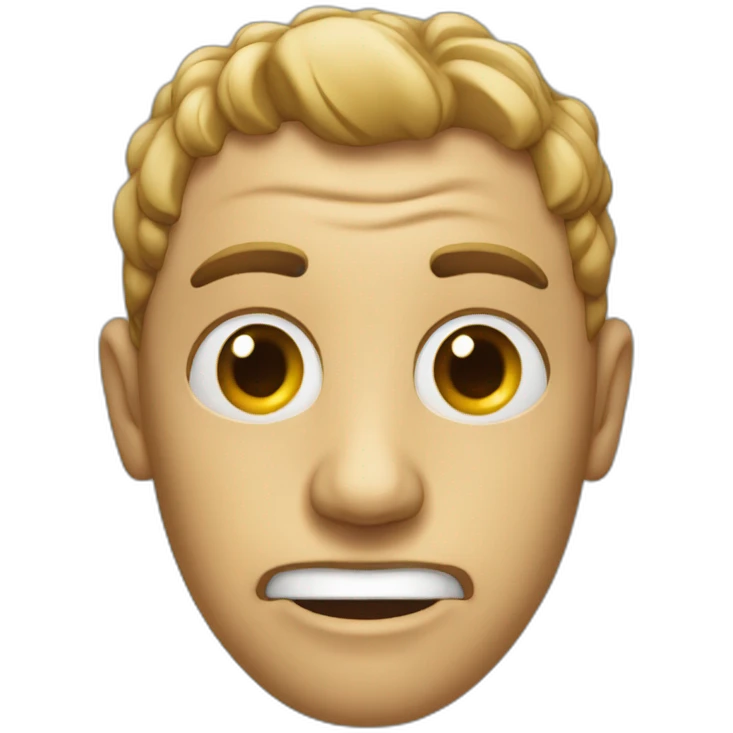 Regard terrifiant emoji
