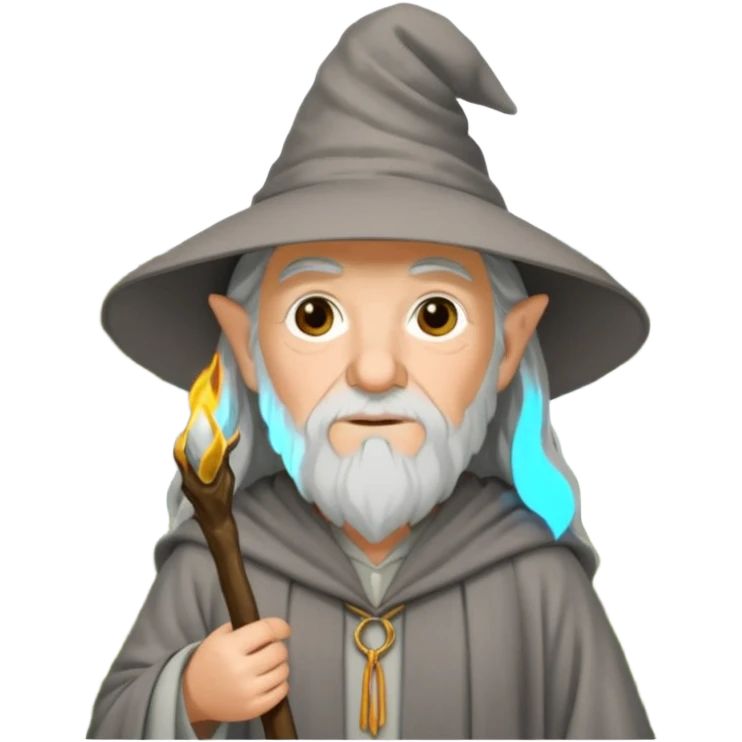 Gandalf in the forest emoji