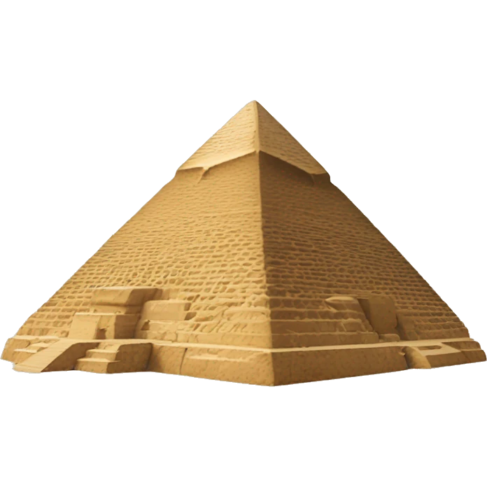 Une pyramide égyptienne emoji