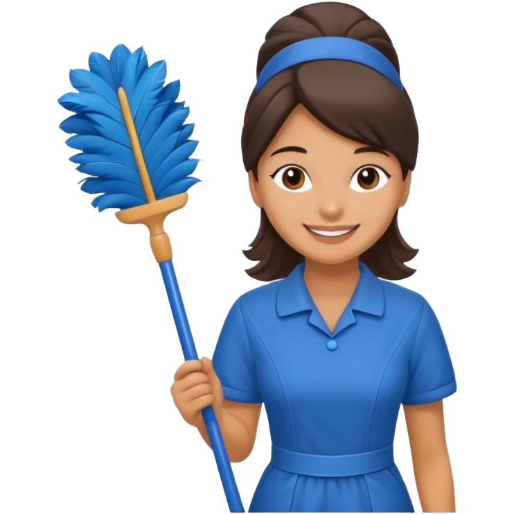 Detective Interviews suspect cleaning Lady emoji