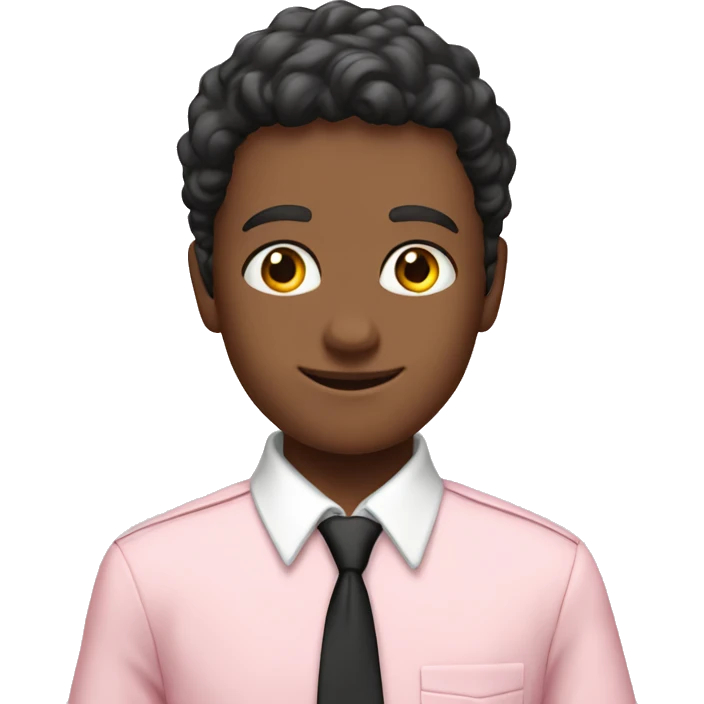 Soft pink school uniform only for boys teenage emoji