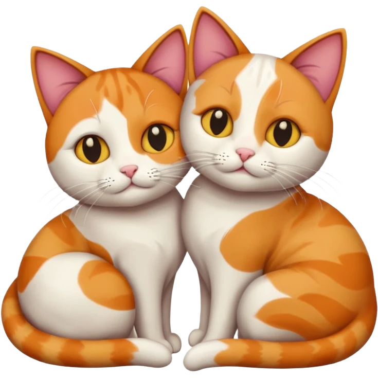 two lesbian cats  emoji