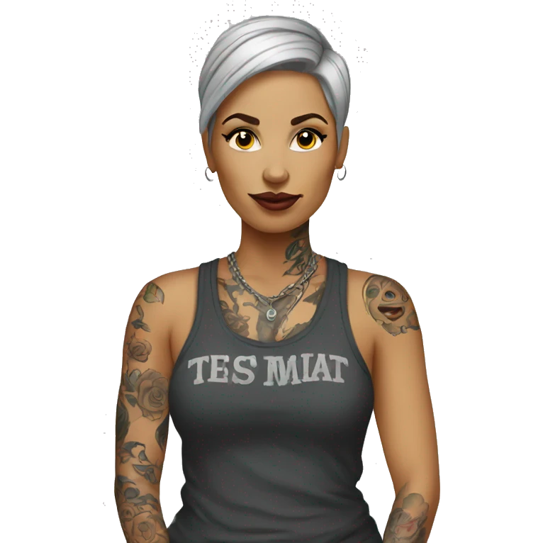 Female tattooer emoji