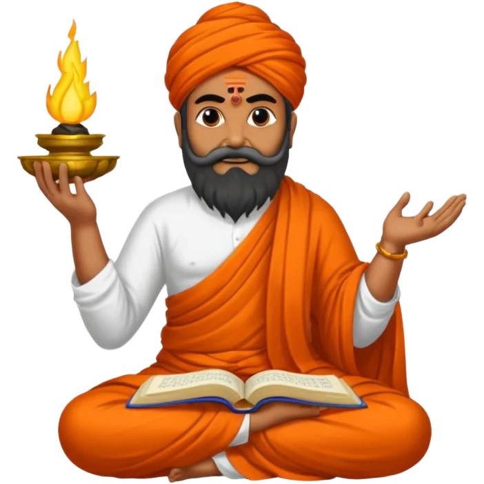 thiruvalluvar with thirukkural emoji