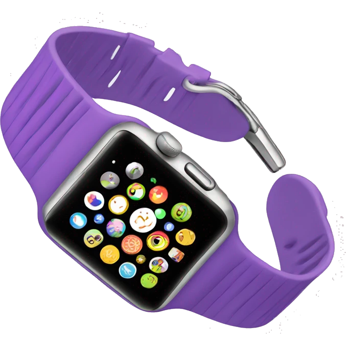 Purple Apple Watch  emoji