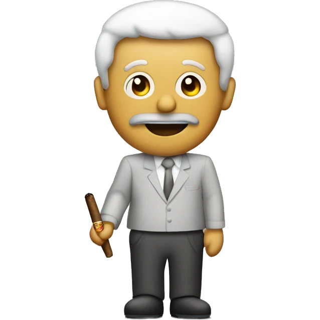 Cigarro electrónico con un marciano  emoji