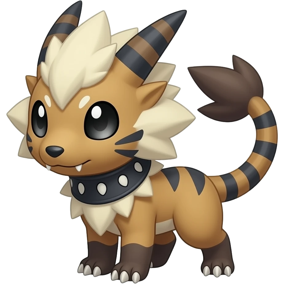 Litten-Absol-Luxray-Houndoom-Fakémon-hybrid emoji