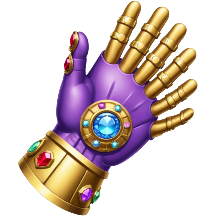 Guantelete del infinito emoji