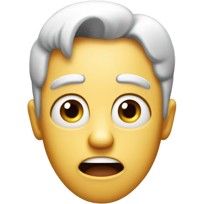 “What the hell?” Ahh face emoji