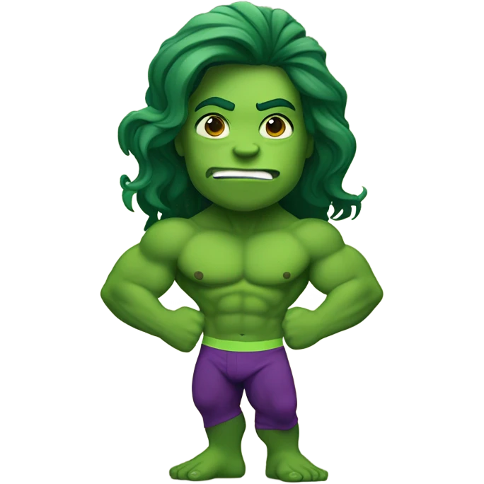 Trans hulk emoji
