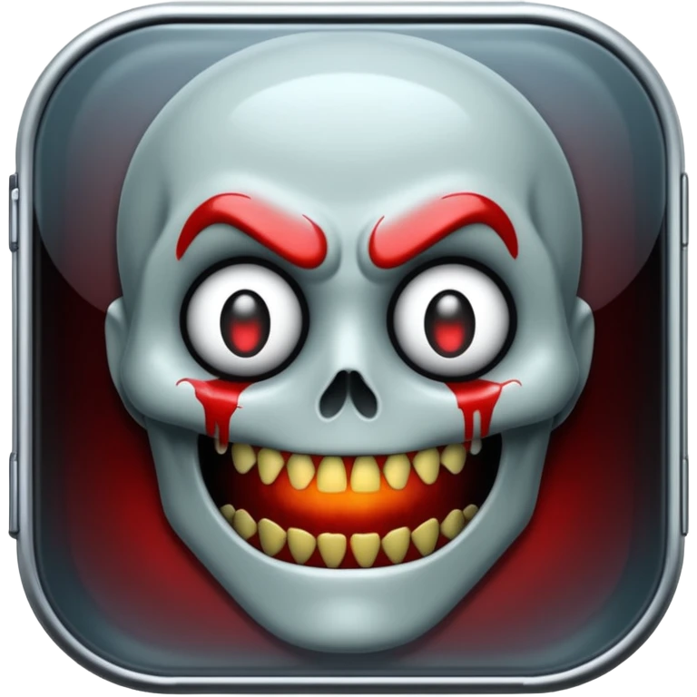 Horror movie DVD emoji