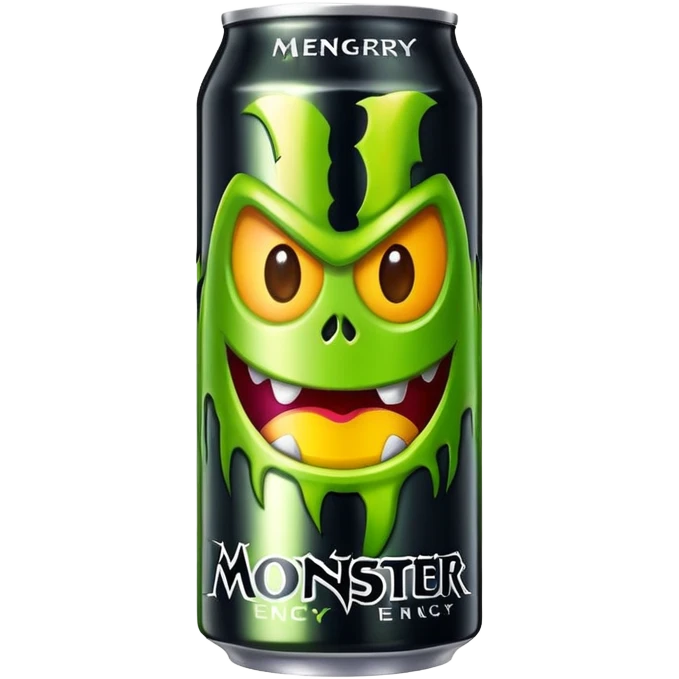 Mango Loco Monster energy drink emoji
