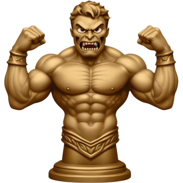 Evil Oscar full length statute   emoji