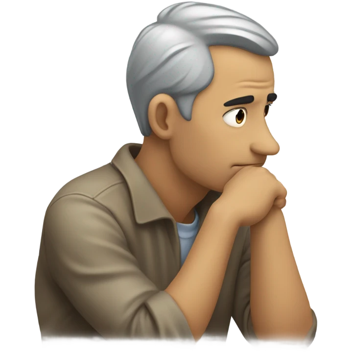 pondering emoji