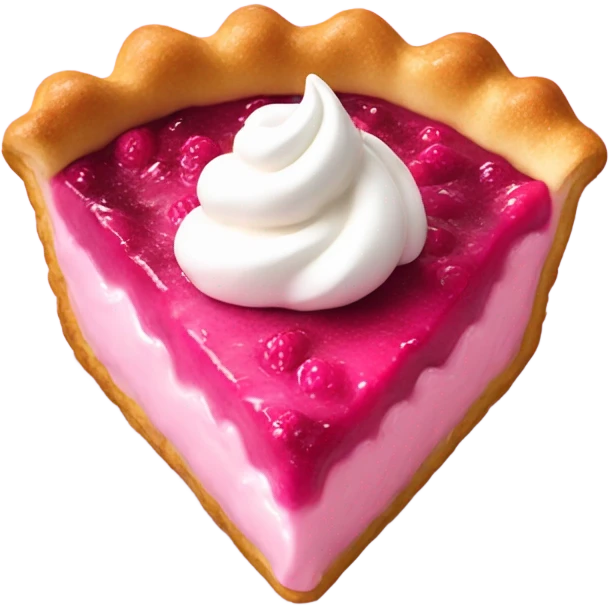 Pink pie emoji