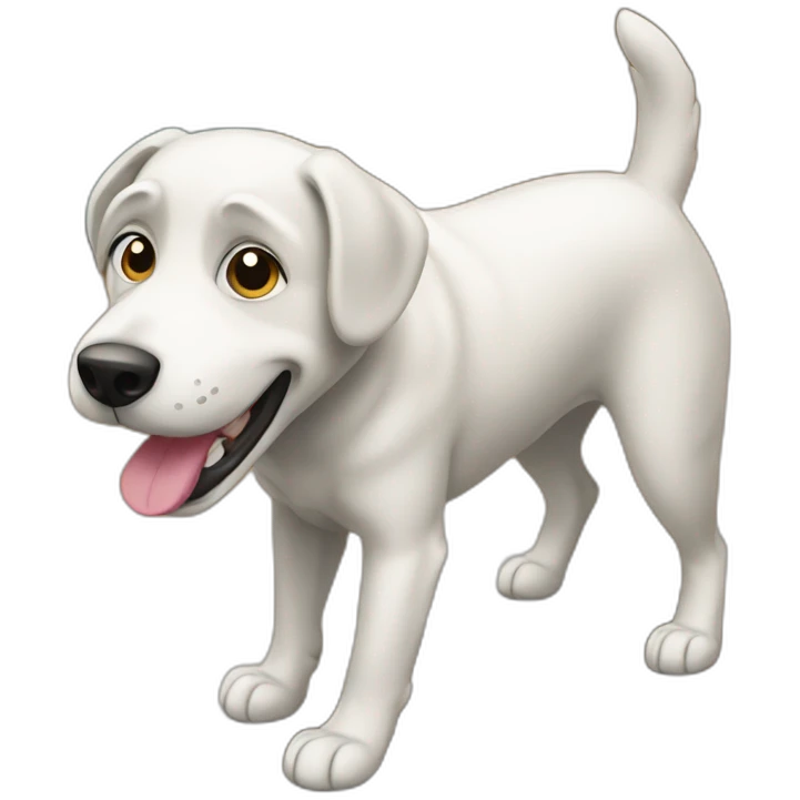 perro nadando emoji