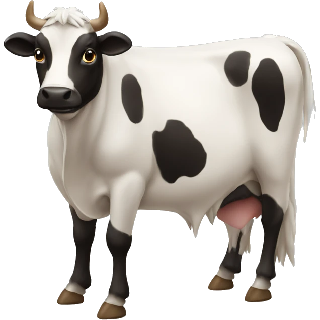 Vaca con su ternero emoji
