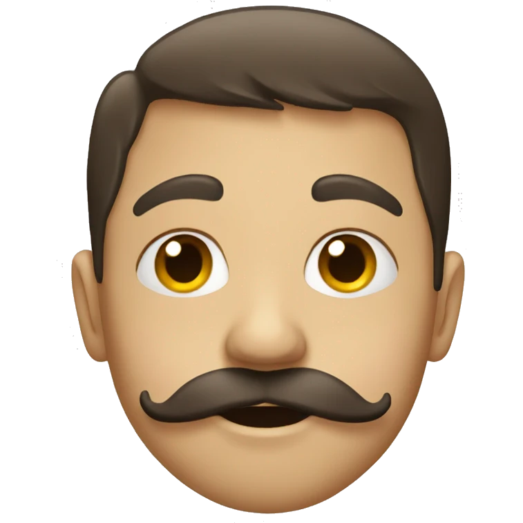 boy with ugly moustache  emoji