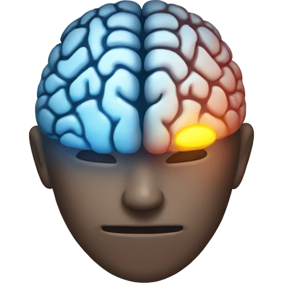 brain lights up emoji