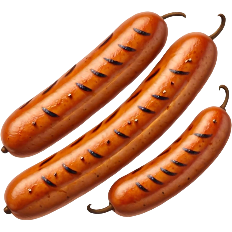 Spicy sausage emoji