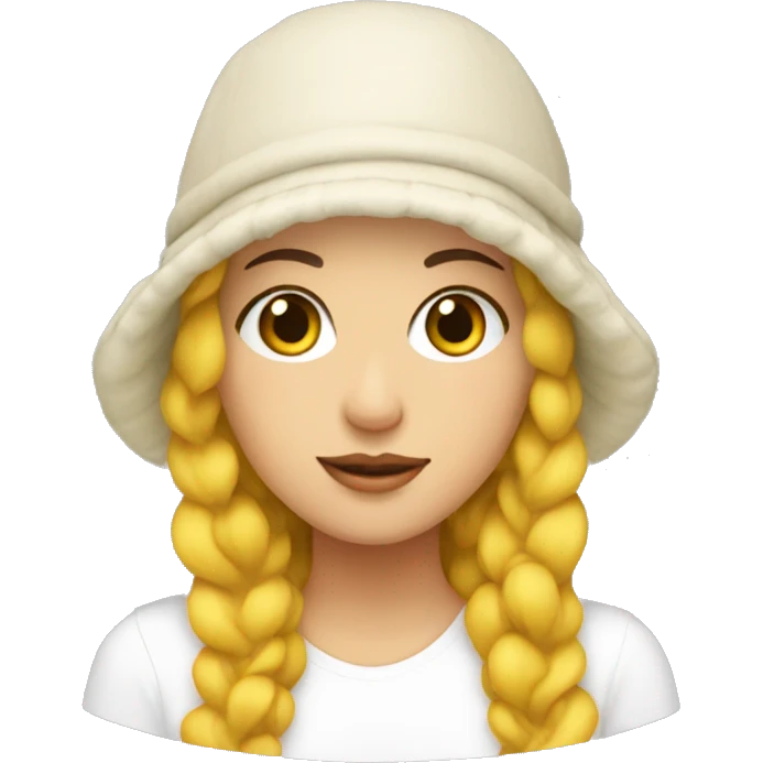 Bonnet on white girl emoji