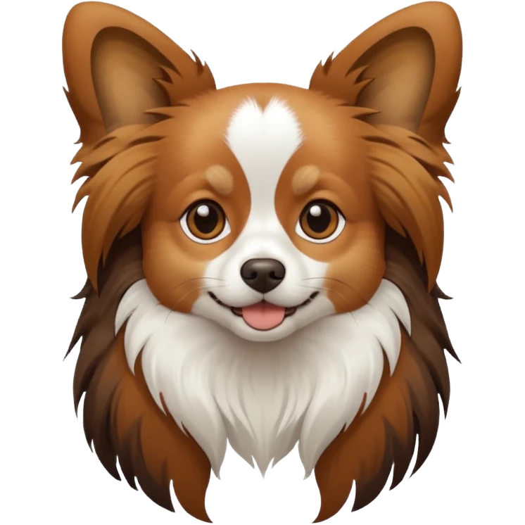 dog papillon emoji