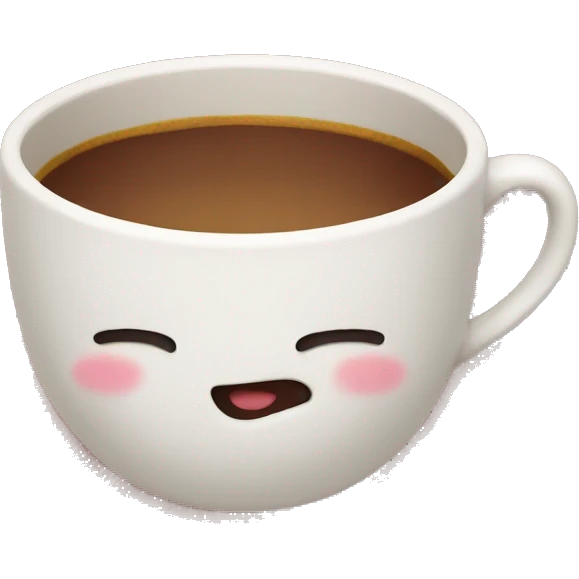 Cute cup  emoji