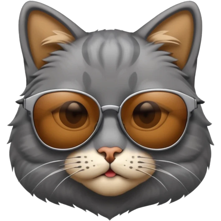 Cat wearing sunglasses emoji